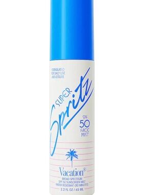 Vacation Super Spritz SPF 50 Blue Face Mist